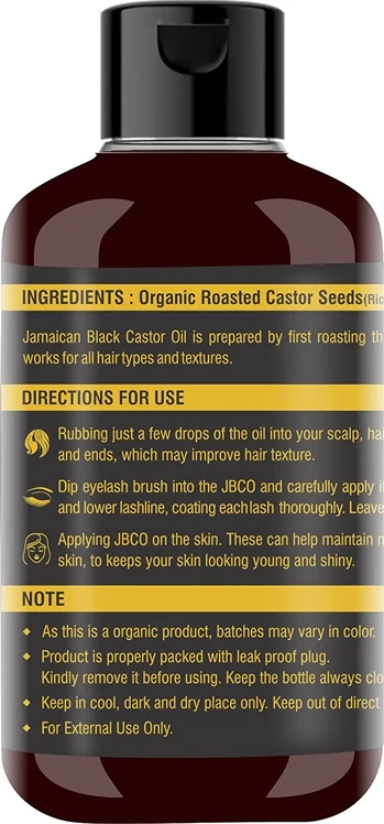  jamaican black castor oil for hair growth back  Key Components 