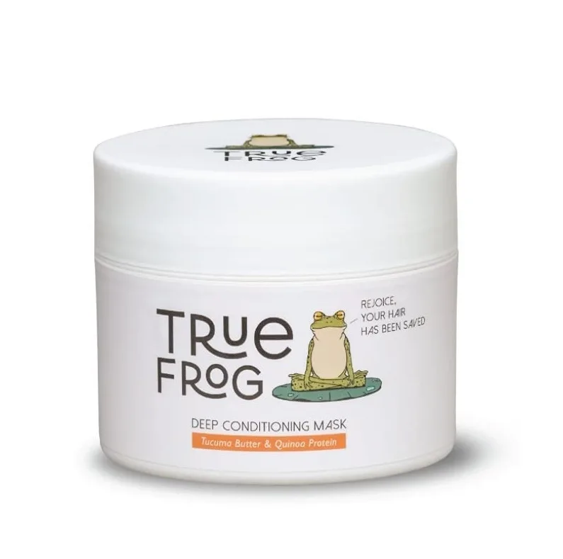 herbal hair mask 4.TRue FRoG Deep Conditioning and Hydrating Hair Mask for Curly.