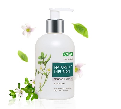 rosemary shampoo for hair growth  : 2.OZiva Naturelle Infusion Nourish & Growth Shampoo