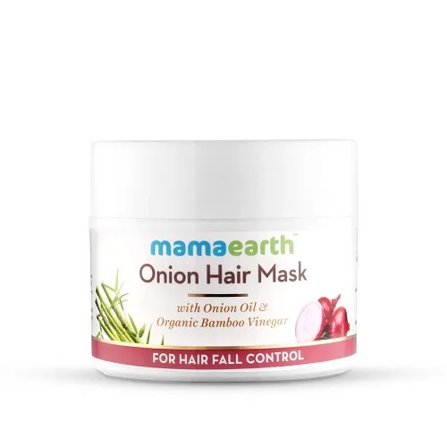 herbal hair mask  5.Mamaearth Onion Hair Mask for Men and Women 200ml