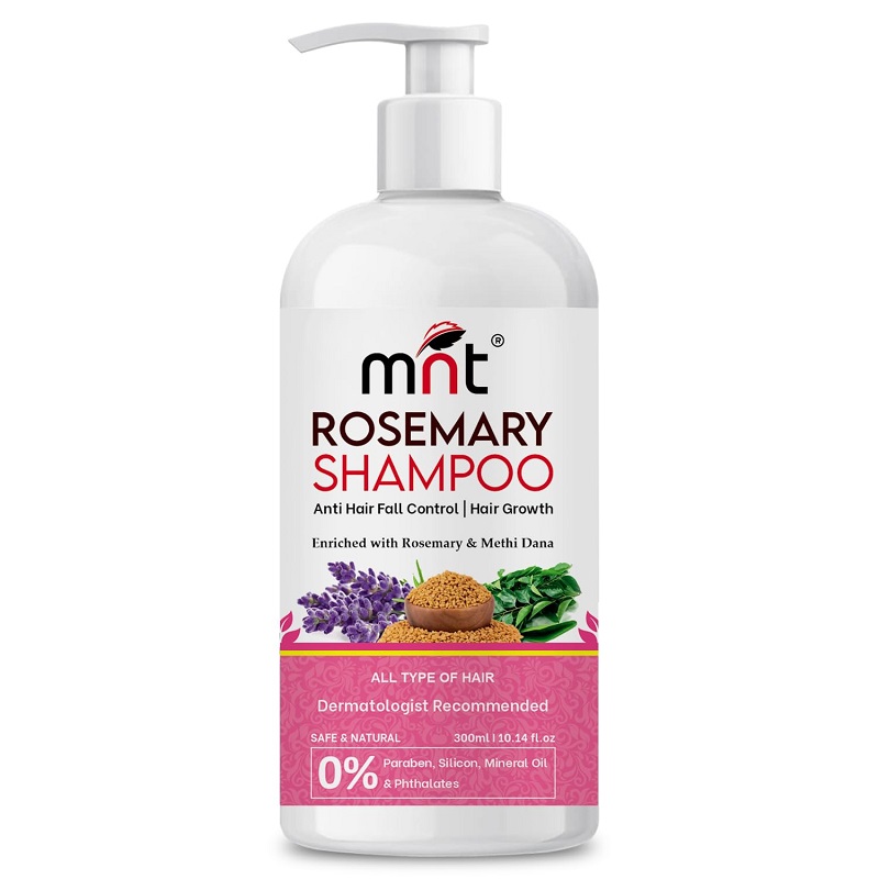 rosemary shampoo for hair growth  4.MNT Rosemary Shampoo with Methi Dana & Rosemary